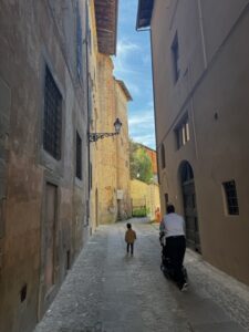 Strolling to the park