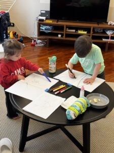 IMG_0187 Large Drawing about their day