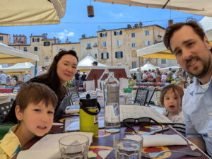 Lunch in the Piazza