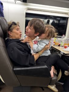 IMG_0707 Large Horsing around w/Grammy on the train