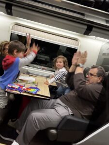 Glad we made the train