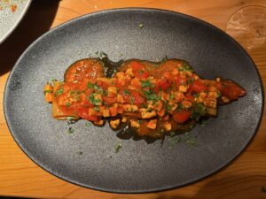 Sea bass ragu