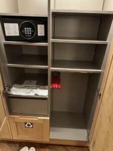 Kid-sized hangers & closet