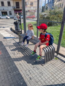 Waiting for the bus