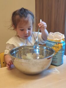Making pasta dough