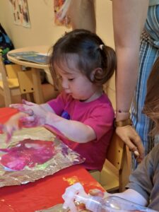 Finger painting